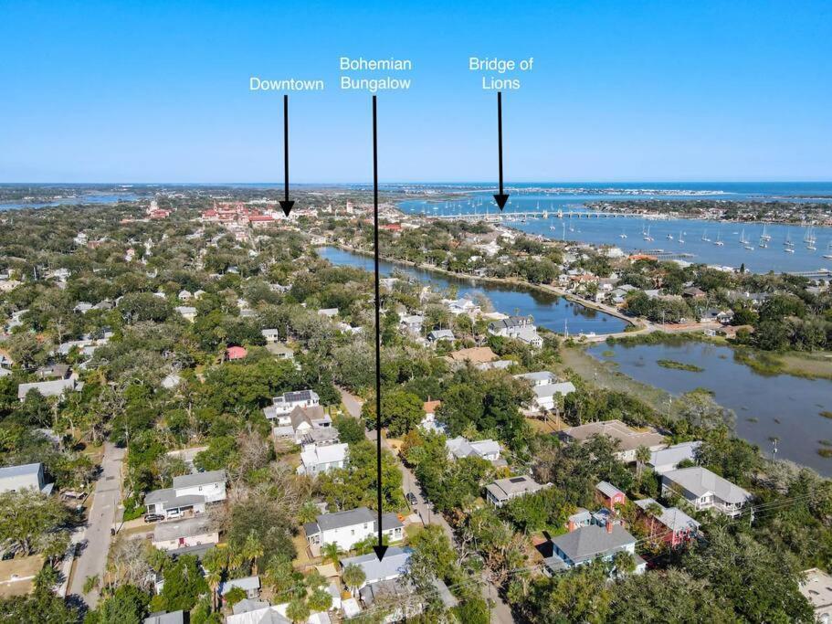 Luxurious Bohemian Bungalow In Lincolnville - Mins From Downtown! Saint Augustine Eksteriør billede